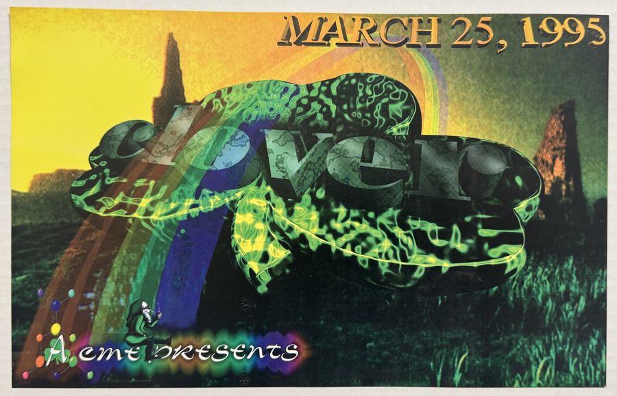 Clover — flyer, March 25, 1995, Upstate New York