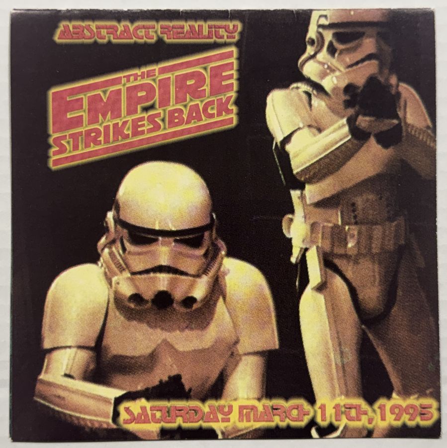 The Empire Strikes Back — flyer, March 11, 1995, New York, NY
