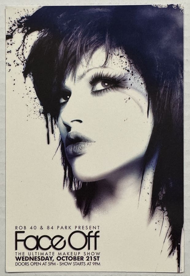 Face Off — The Ultimate Makeup Show — flyer, October 21, 2009, Stamford, CT