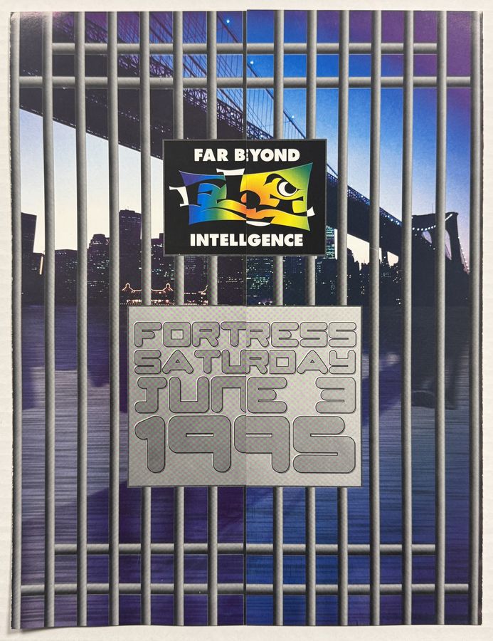 Fortress — flyer, June 3, 1995, New York, NY