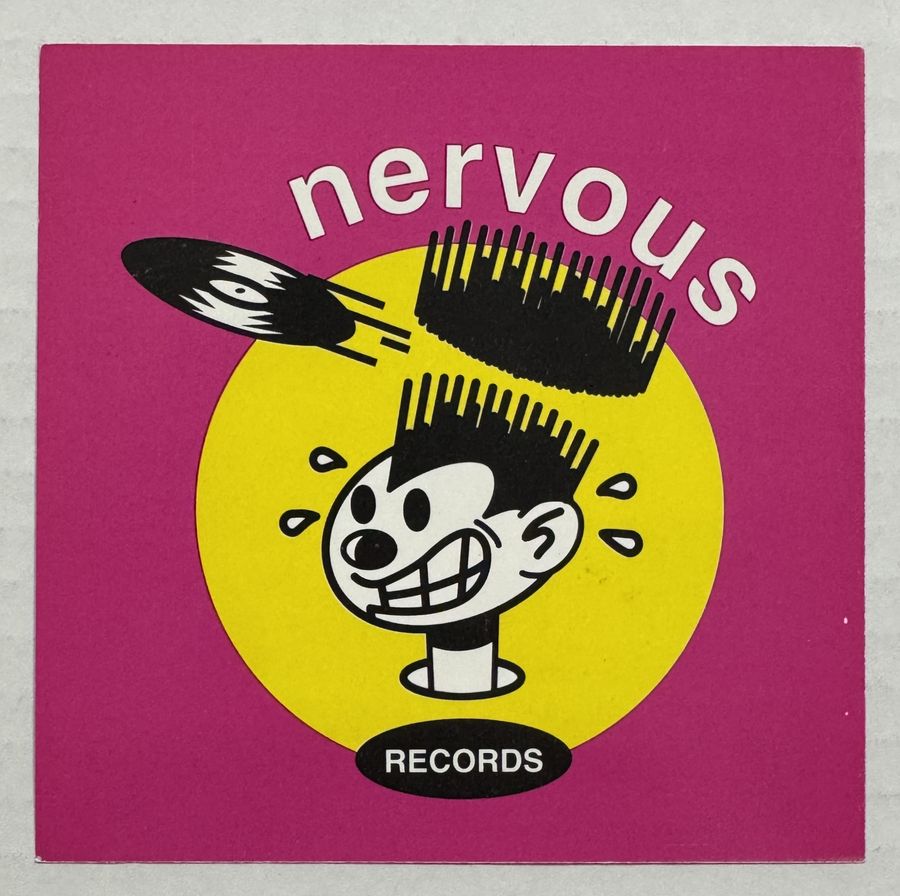 Nervous Records at Hardcore to Heaven — flyer, July 21, 1993, New York, NY