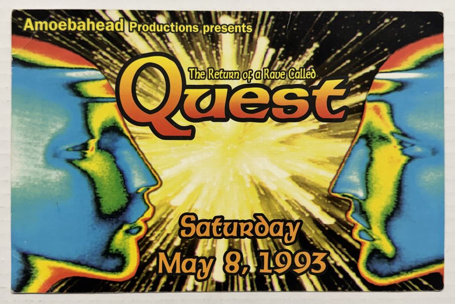 Quest — flyer, May 8, 1993, Providence, RI