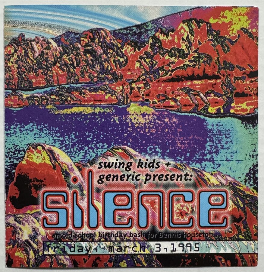 Silence — flyer, March 3, 1995