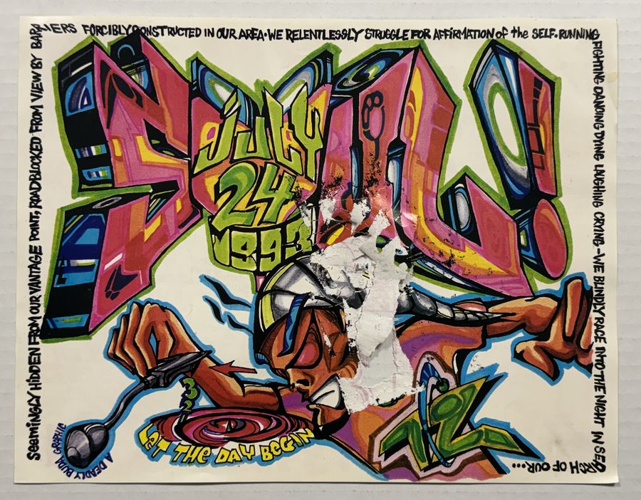 Soul — flyer, July 24, 1993, Pittsburgh, PA