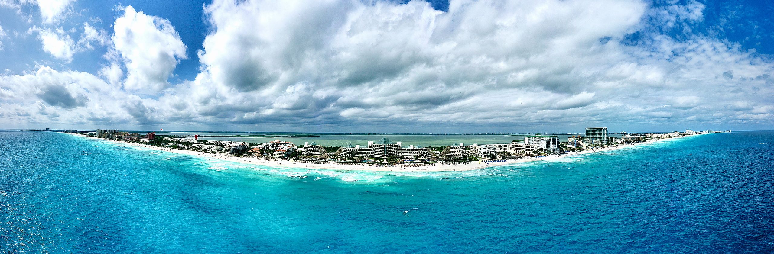 Original aerial panorama from our drone — filmed above one of our engagements