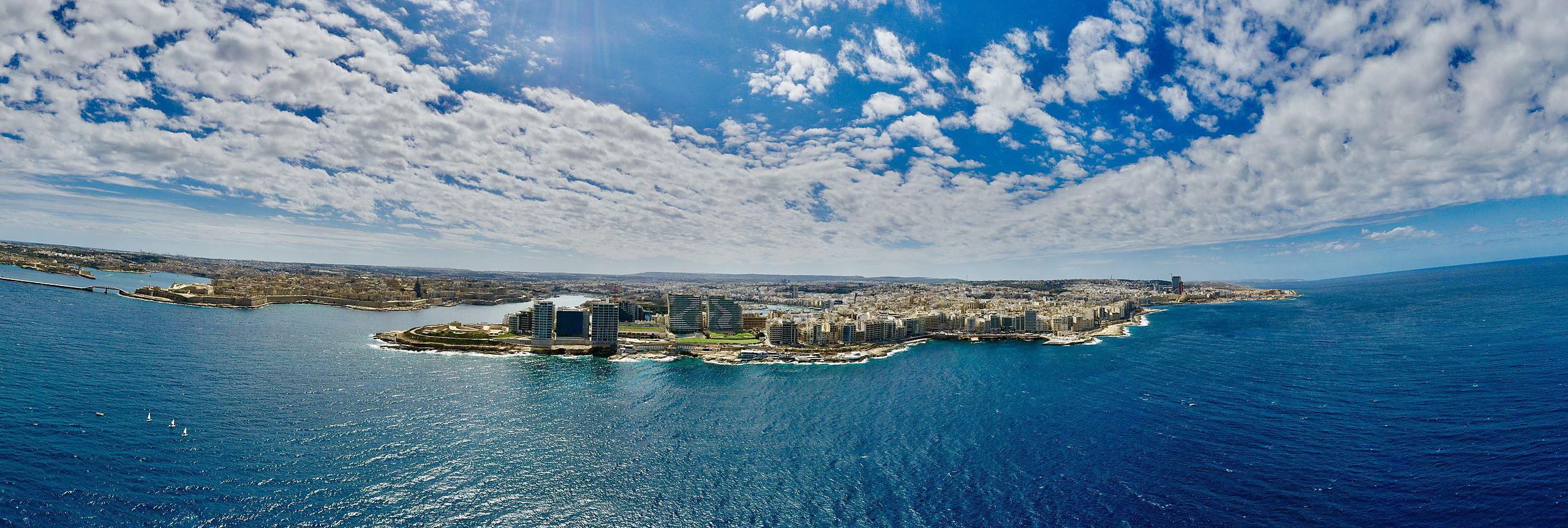 Original aerial panorama from our drone — filmed above one of our engagements